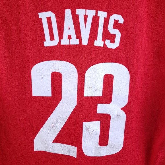Adidas Men's New Orleans Pelicans NBA Anthony Davis T-Shirt Size Large Red - Picture 11 of 15